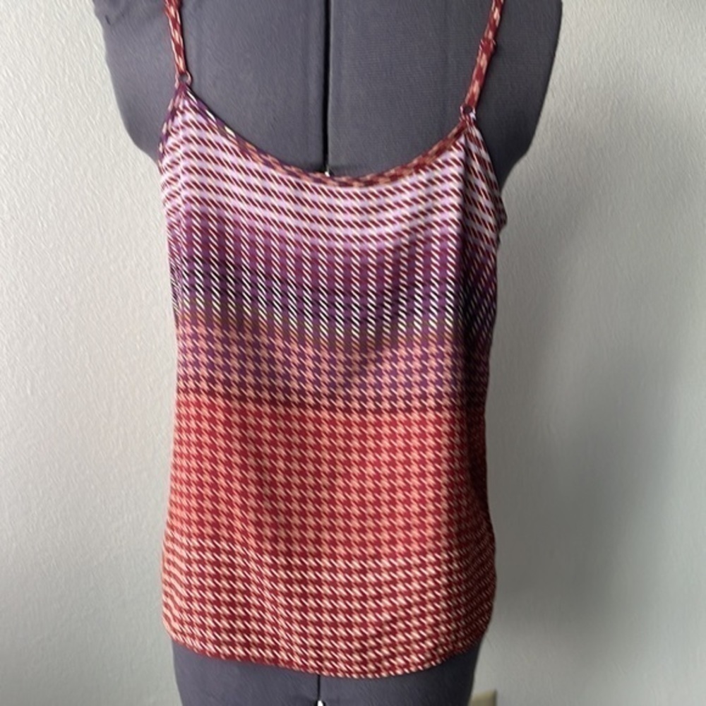 Cabi Top 100% Polyester Tiny Patterned Fall Color… - image 5